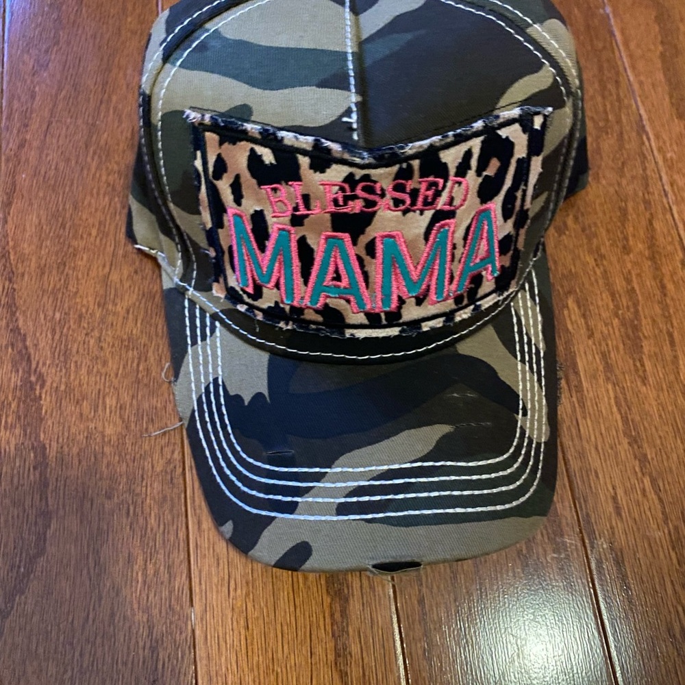 Camo and Leopard Print Women’s Mama Cap